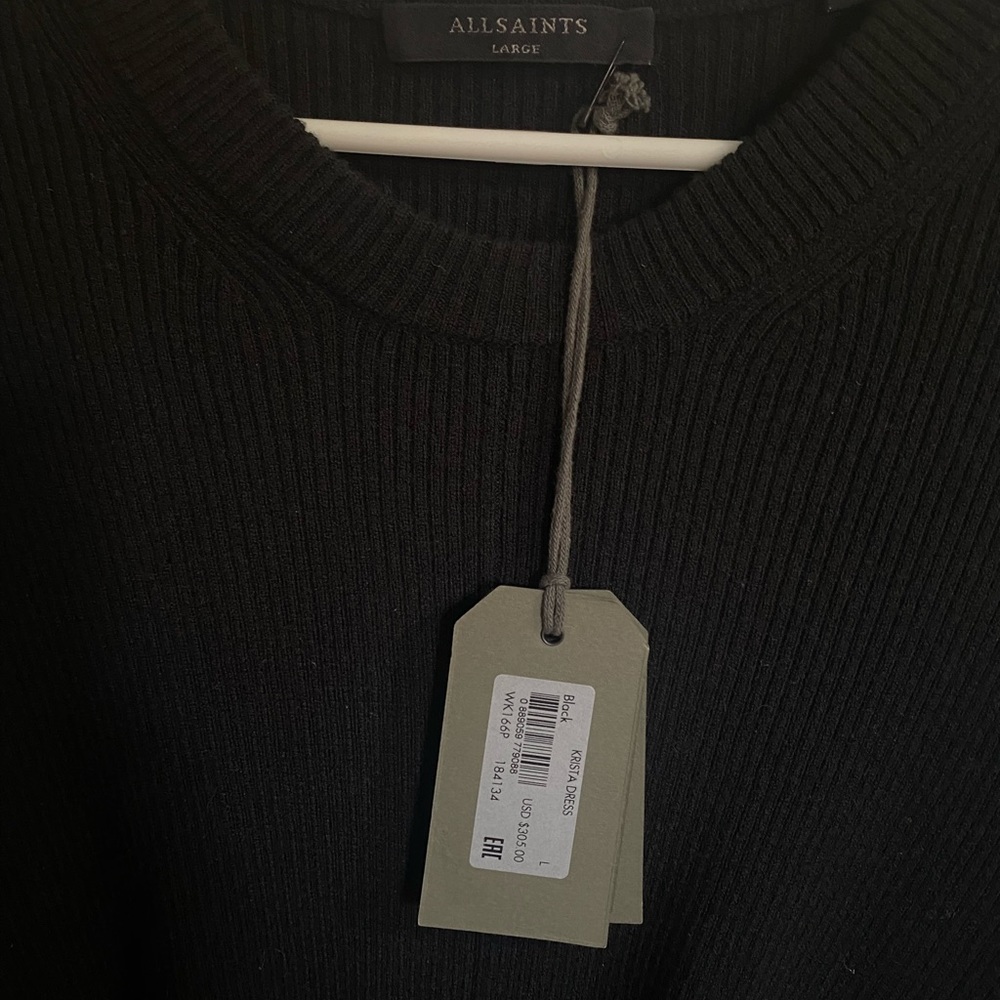 Beautiful all saints wool/cashmere dress. BRAND NEW, NEVER BEEN WORN.With tags.